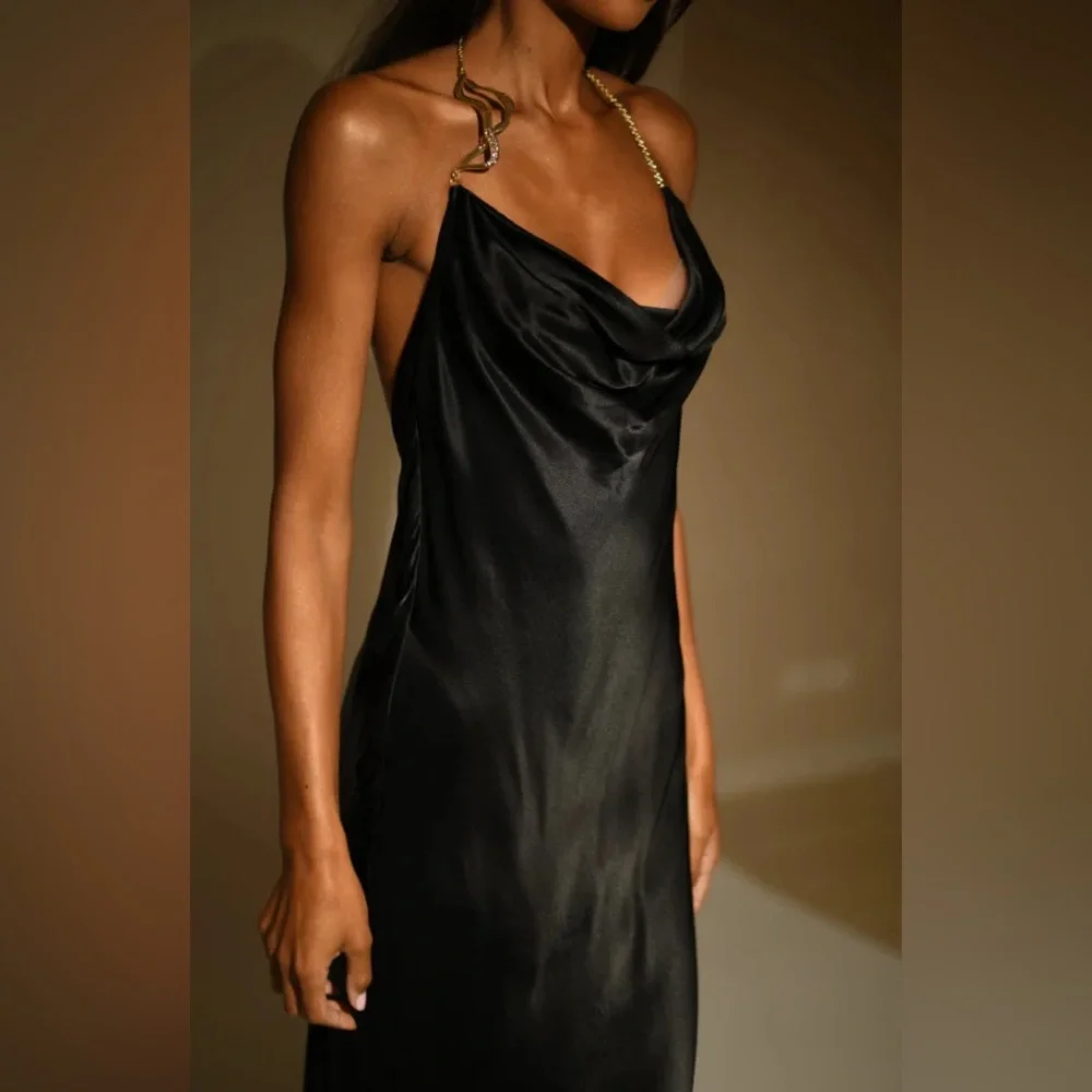 Meshki Black Maxi Dress - Picture 6 of 16